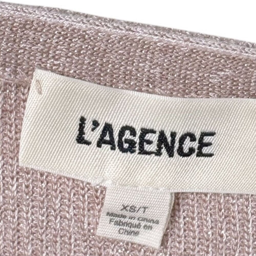 L'AGENCE Blair Crossover Pullover Top - Picture 5 of 8